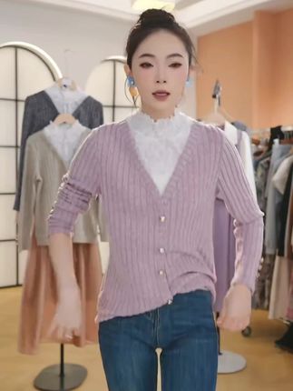 F3017时尚欧货冬季百搭秋冬新款高领拼接洋气显瘦长袖打底@DOU+小助手 @DOU+上热门 @抖音小助手