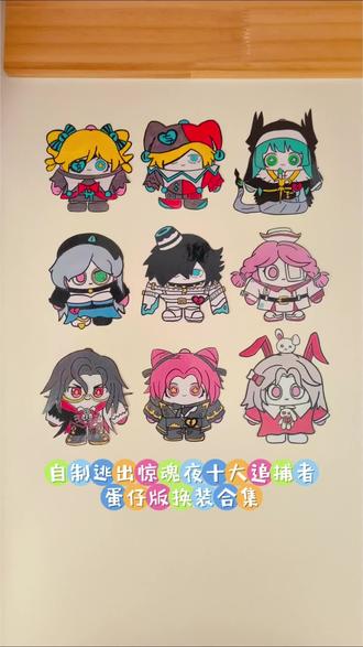 自制逃出惊魂夜追捕者蛋仔换装合集 #游戏破壁计划 #蛋仔派对 #困蛋唤醒计划