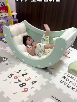 一个#攀爬架 却有5-6种玩法!是攀爬架还是摇摇椅书桌!孩子在家轻松消耗体力#提升大运动!重点是小户型也能放的下!#母婴好物 #宝妈带娃解放双手