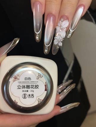 韧性雕花胶❗️操作简单又好看 视频有点长都是满满干货 不会雕花的姐妹看这条视频#猫眼美甲 #雕花美甲 #猫眼#玻璃珠子猫眼