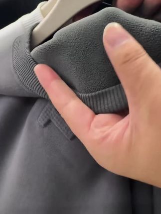 【钢印TO,P加绒卫衣】加绒卫衣时尚休闲百搭宽松潮流