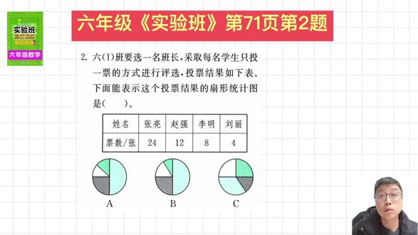六年级上《实验班提优训练》第71页第2题讲解 #数学 #思维 #小学数学 #学习 #六年级