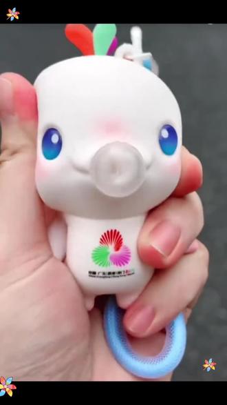 全运会吉祥物,大湾鸡,没事捏一捏解压