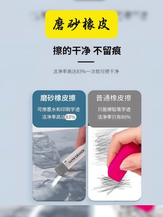 #磨砂橡皮 磨砂橡皮钢笔橡皮擦学生专用可擦中性笔水笔圆珠笔黑笔的摩擦磨沙 #分享爱用物 #五金工具 #好物推荐 #橡皮擦 新款磨砂橡皮擦磨砂橡皮钢笔橡皮擦学生专用两用可擦黑水笔中性笔