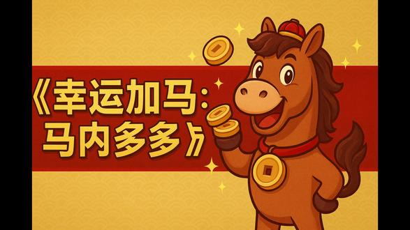 2026马年贺岁神曲《幸运加马:马内多多》| 告别牛马人生 马年快到了,关于马的流行梗你知多少?🐎 从职场自嘲的“牛马人生”,到期待财富的“马内多多”,这首歌带你一次性扫除所有“抓马”烦恼!
不管你是想逃离加班的“全脂牛马”,还是想在新年里把好运通通“马住”,这首歌就是为你而写。 快分享给你的“牛马”队友,新的一年我们不当牛马,只当黑马!
歌词亮点: ✨ “马内”多多:Money 多多,财富自由! ✨ 赶紧“马住”:好运收藏,幸福不删! ✨ 别太“抓马”:拒绝狗血,活出潇洒! ✨ 告别“牛马”:下班铃响,奔向远方!
如果你喜欢这首歌,记得点击【订阅】并开启小铃铛 🔔,祝你2026幸运加马!
#2026新年歌曲 #马年贺岁 #牛马人生 #Money多多 #贺岁歌曲