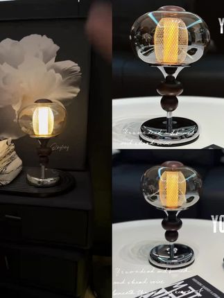 宫廷灯|轻奢现代简约餐厅酒吧氛围触摸充电床头摆件高档家用卧室###家居软装搭配 #宫廷灯 #中古风