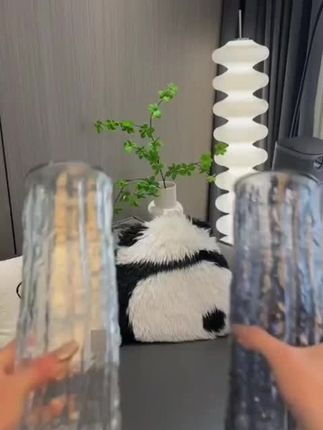 加厚款ins风网红极冻冰川花瓶玻璃透明花卉插花鲜花客厅餐桌摆件 #ins风冻冰川花瓶 #透明玻璃瓶 #鲜花客厅摆件 #加厚款透明花瓶