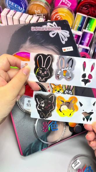 💞尼克🦊朱迪🐰(疯狂动物城彩绘图案‼️#脸部彩绘 #彩绘 #疯狂动物城 #疯狂动物城彩绘