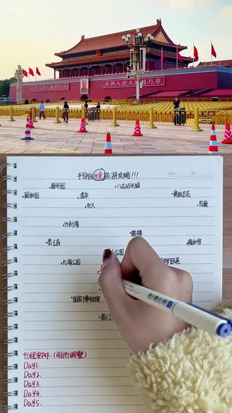 来北京旅游定要看看北京详细手绘地图#北京旅游 #北京旅游攻略 #北京旅游景点打卡 #北京周边游 #北京dou知道