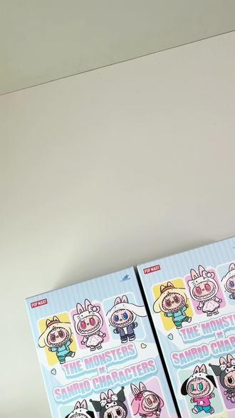 盲盒|THE MONSTERS × 三丽鸥🎀新娃rua脸! #拉布布搪胶 #拉布布三丽鸥 #帕恰狗 #美乐蒂 #日常拆盲盒