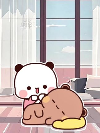 快来给老公捶背哈哈#布布一二#治愈系动画@DOU+小助手