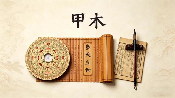 甲木,宁折不弯,自带风骨,向阳而生,自在独行 #国学 #国学文化 #国学经典