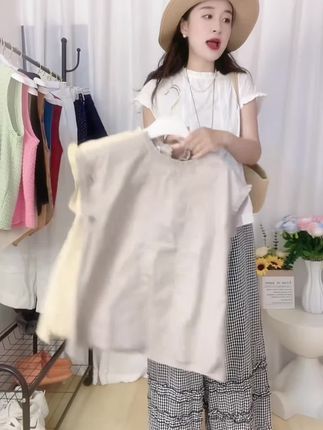 #慵懒风穿搭 #夏季新款女装 #百搭显瘦又洋气 #女装