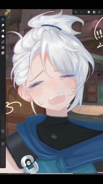 一笔不画的通透感邪修教程,草稿箱里那些还差点意思的画都拿出来套一遍吧,#板绘教学 #画画教程 #捷风 #无畏契约 #同人