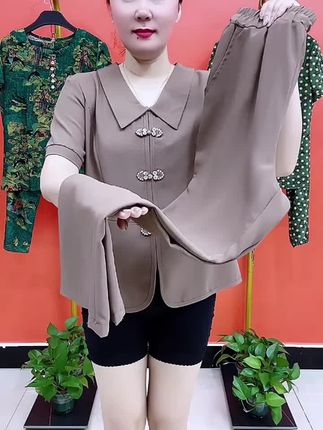 #中老年女款服装 #遮肉显瘦遮肉减龄