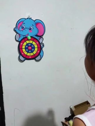 魔术粘粘球飞镖盘,好玩还能锻炼手眼协调能力#益智玩具 #儿童玩具 #飞镖盘