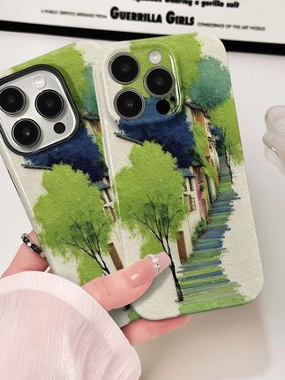 林间小路适用苹果16promax 华为 小米vivo oppo荣耀手机壳菲林#创意手机壳 #时尚手机壳#手机壳#苹果手机壳#菲林二合一