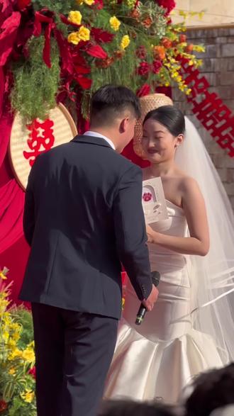 淡然从容,你们要的女生版#婚礼现场 #衡水#婚礼#婚礼主持人朝阳#婚礼誓言