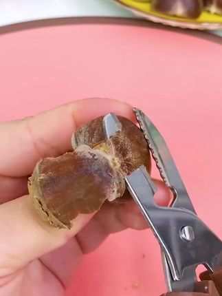板栗去壳开口器剪刀板栗去壳神器