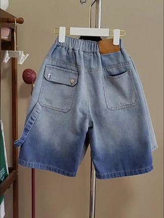 谁穿谁好看软牛仔裤宽松版型,男孩工装风格#夏季穿搭 #高品质童装 #强烈推荐