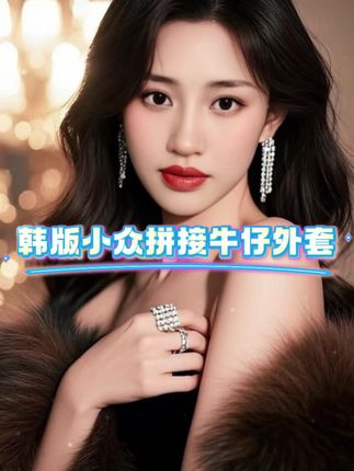 #韩版外套#设计感小众外套#牛仔拼接外套 #不挑年龄不挑身材 #时尚百搭