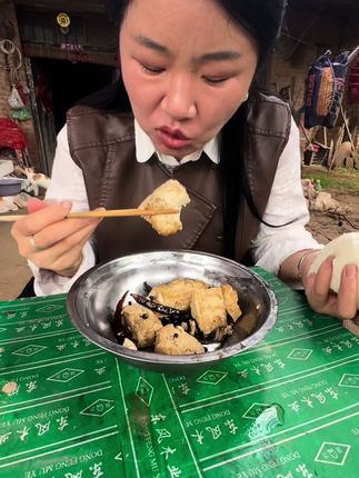 今天做麻辣豆腐#农村生活#正能量