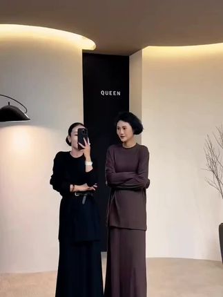 美丽定制极简显瘦百搭高弹套裙160斤以内(251150) #穿出高级感 #每日穿搭 #今天穿什么 #品质女装