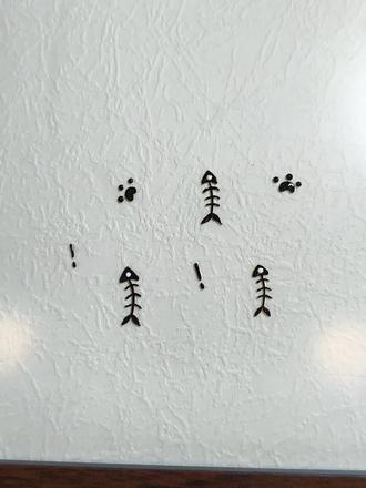 新手10秒学会画鱼骨头
#彩绘教程