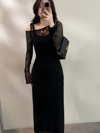 气质女人穿气质衣服 #蕾丝裙 #秋季穿搭#早秋穿搭 #ootd穿搭 #穿搭