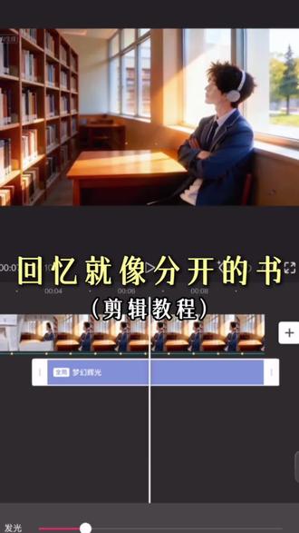 今天我们学“回忆就像翻开的书”#回忆就像翻开的书 #剪映图片设计#AI工具#AI设计#剪辑教程