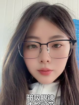 可配近视眼镜,磁吸二合一,大脸可带#眼镜框推荐 #墨镜 #可配度数