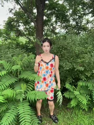女士夏季家居服套装
