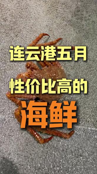 在连云港帝王蟹自己买需要多少钱,大家感觉值不值 #连云港海鲜