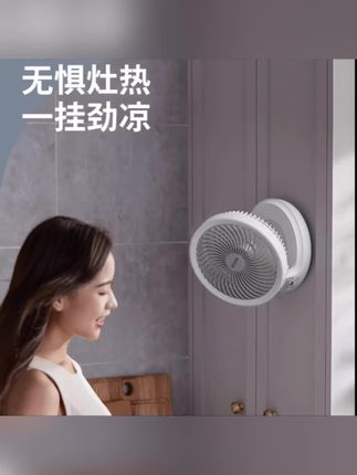 夏天上厕所满头大汗,儿媳妇买了这款无线壁挂循环扇 #家居必备好物 #卫生间好物 #生活好帮手 #夏天必备神器 #实用好物