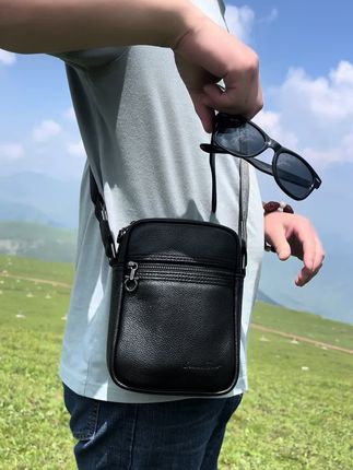 日常出行必备头层牛皮单肩斜挎包#草原风光 #夏天该有的样子 #源头工厂 #草原风光 #好物分享