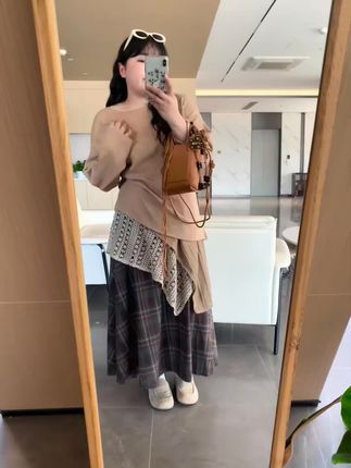 大码秋季美拉德波西米亚风套装民族风新游穿搭一整套送腰带#大码女装 #美拉德穿搭 #民族风 #大码女装