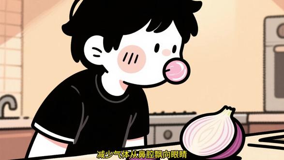 谁懂啊!嚼口香糖切洋葱绝了! #科普 #冷知识 #生活技巧