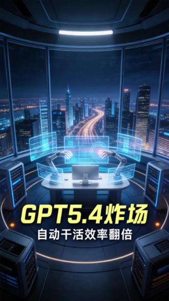 炸穿 AI 圈!GPT-5.41 原生操控电脑太逆天#GPT5.41 #OpenAI 深夜突袭 #AI 原生电脑操控