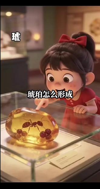 科普知识:琥珀是怎么形成的? #琥珀 #博物馆奇妙之旅 #琥珀是怎么形成的 #琥珀里的故事 #创作者扶持计划