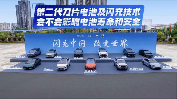 无需担心电池安全及寿命?重新定义电池安全标杆! #重新定义电池安全标杆 #比亚迪第二代刀片电池