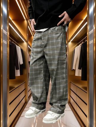 #男士裤子 #潮男裤子#潮男必备 #格子裤男 #男士休闲裤