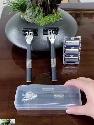 手动刮胡刀六层十二个刀头刮胡子顺滑刮胡刀便携送礼防水剃须刀 #刮胡刀 #刮胡修面 #剃须刀 #剃须刀推荐 #男士必备