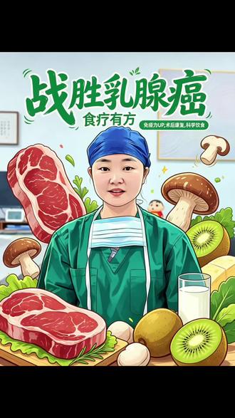 乳腺癌建议常吃这四类食物 #乳腺癌 #饮食健康 #乳腺外科郑红梅 #乳腺结节 #真实生活分享计划