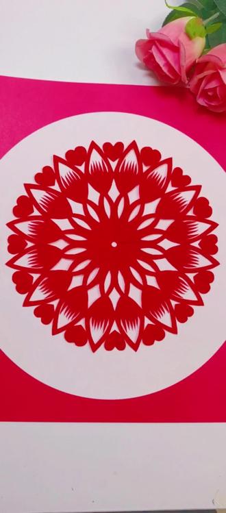 写数字3剪好看的窗花,收藏起来,新年和孩子一起来剪吧! #手工剪纸 #剪纸窗花#新年氛围从剪纸开始