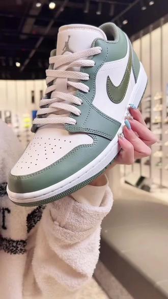 NIKE耐克男子AIR JORDAN 1 LOW运动训练篮球鞋553558-300#潮鞋推荐好看不贵 #篮球鞋 #球鞋推荐 #休闲板鞋 #板鞋推荐