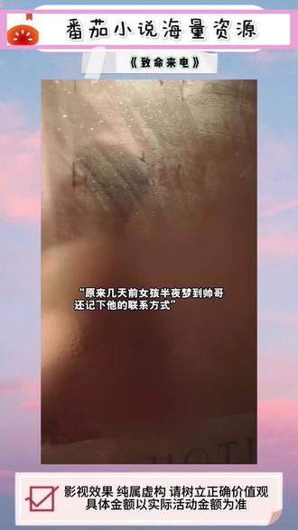 #番茄小说#《致命来电》