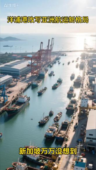 #洋浦港崛起:打破新加坡航远枢纽垄断破局者#国际局势 #国际话题