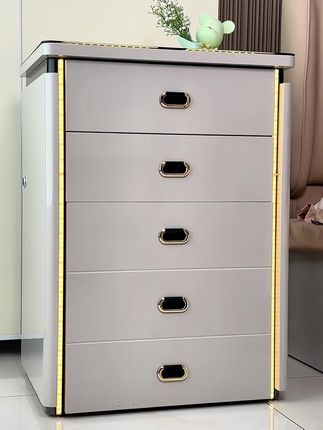 精致收纳+硬核守护,虎牌梳妆柜保险柜两不误。#网红家具#多巴胺家具#床头柜保险柜#小家具#床头柜