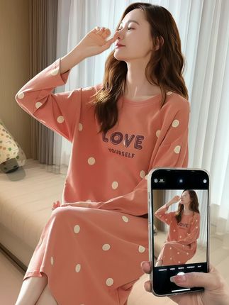 #在家也要美美的 #睡裙 #家居服 #面料柔软舒适 #