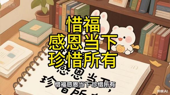 惜福,感恩当下,珍惜所有。
幸福不在远方,就在此刻;美好不必等待,它就在你生活的每个角落。
#成长 #智慧人生 #女性智慧